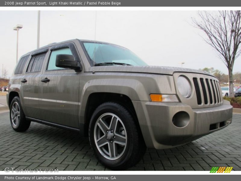 Light Khaki Metallic / Pastel Pebble Beige 2008 Jeep Patriot Sport