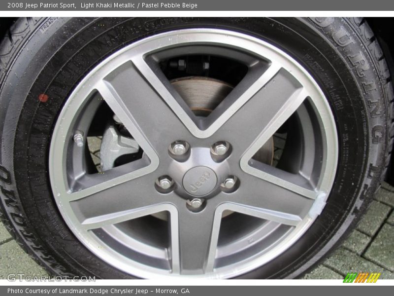 Light Khaki Metallic / Pastel Pebble Beige 2008 Jeep Patriot Sport