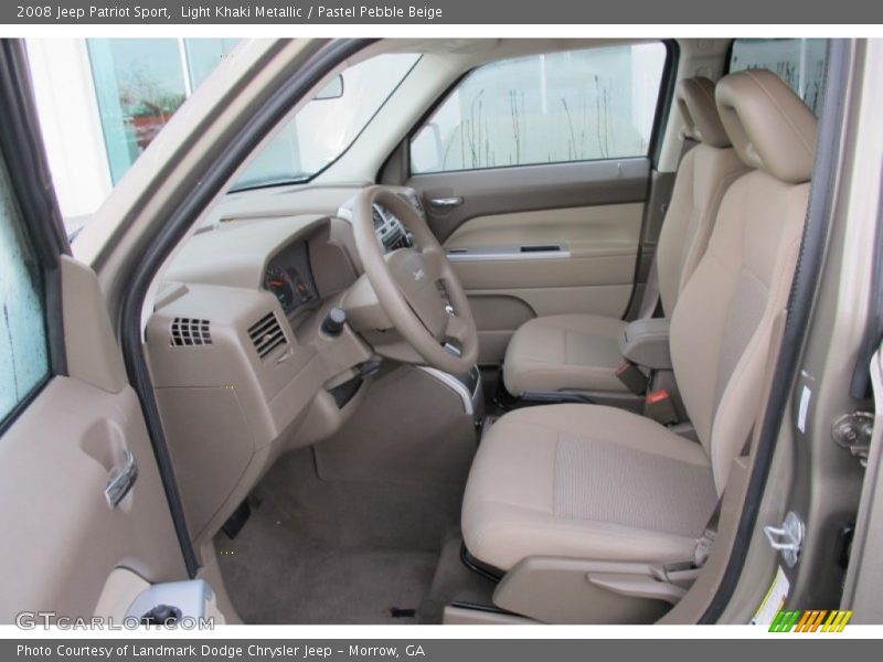Light Khaki Metallic / Pastel Pebble Beige 2008 Jeep Patriot Sport
