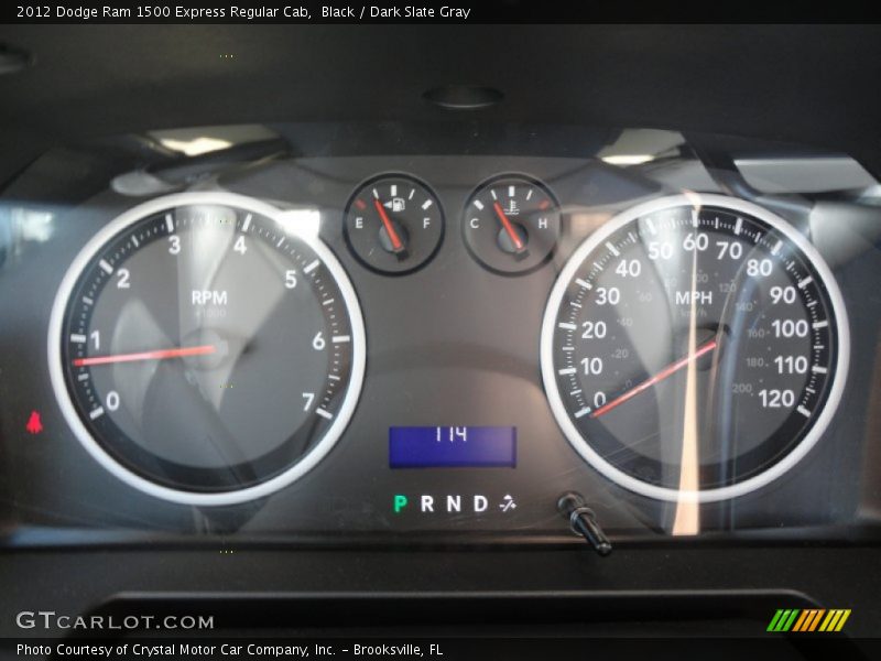 Black / Dark Slate Gray 2012 Dodge Ram 1500 Express Regular Cab