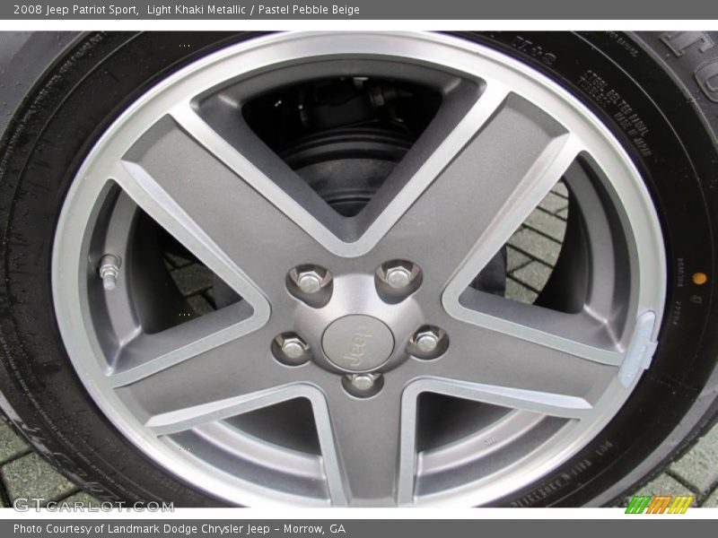 Light Khaki Metallic / Pastel Pebble Beige 2008 Jeep Patriot Sport