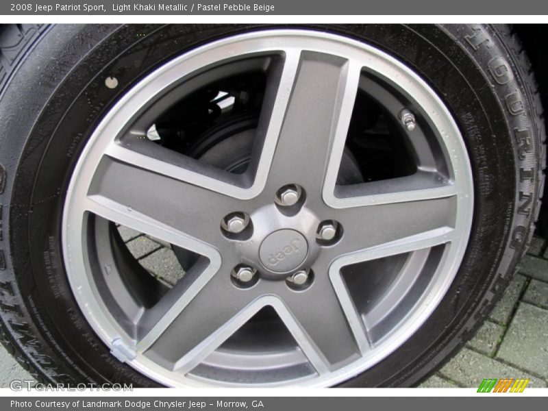 Light Khaki Metallic / Pastel Pebble Beige 2008 Jeep Patriot Sport