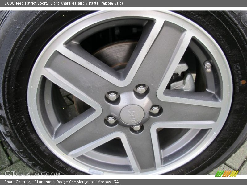 Light Khaki Metallic / Pastel Pebble Beige 2008 Jeep Patriot Sport