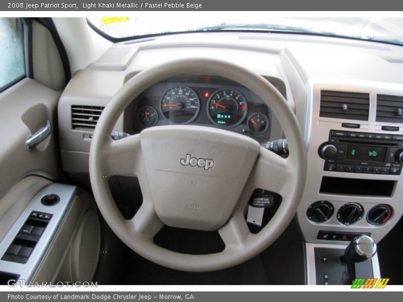Light Khaki Metallic / Pastel Pebble Beige 2008 Jeep Patriot Sport