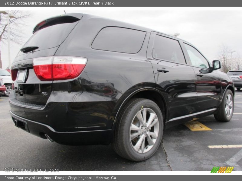 Brilliant Black Crystal Pearl / Black 2012 Dodge Durango R/T