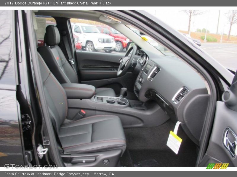 Brilliant Black Crystal Pearl / Black 2012 Dodge Durango R/T