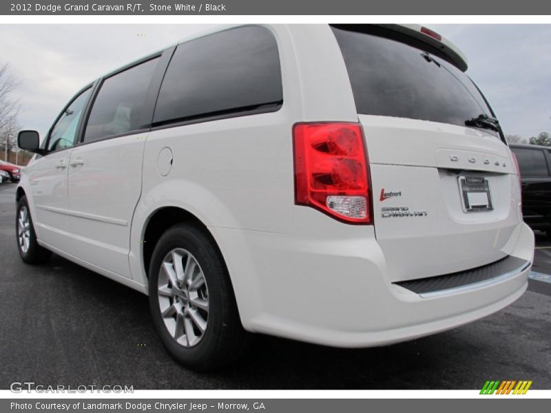 Stone White / Black 2012 Dodge Grand Caravan R/T