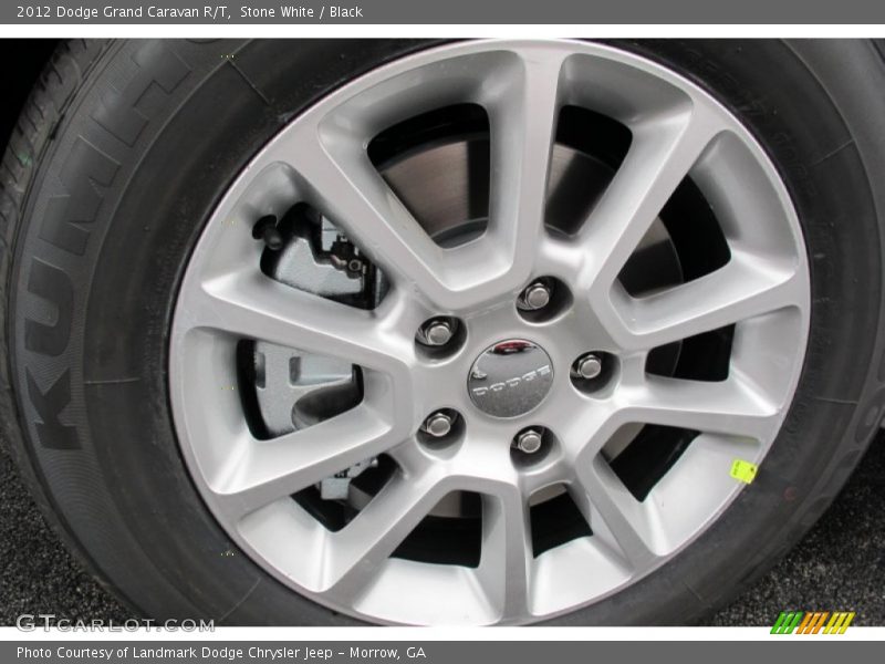 Stone White / Black 2012 Dodge Grand Caravan R/T