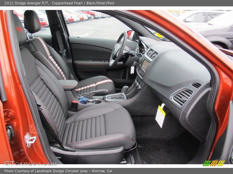  2012 Avenger R/T Black/Silver/Red Interior