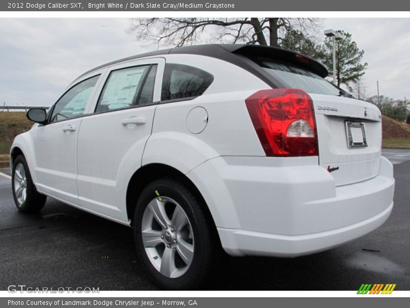 Bright White / Dark Slate Gray/Medium Graystone 2012 Dodge Caliber SXT