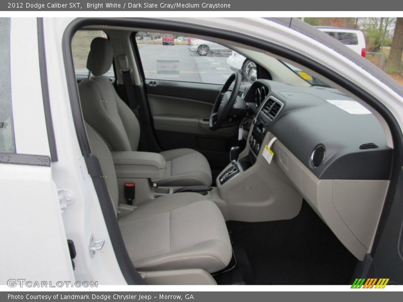 Bright White / Dark Slate Gray/Medium Graystone 2012 Dodge Caliber SXT