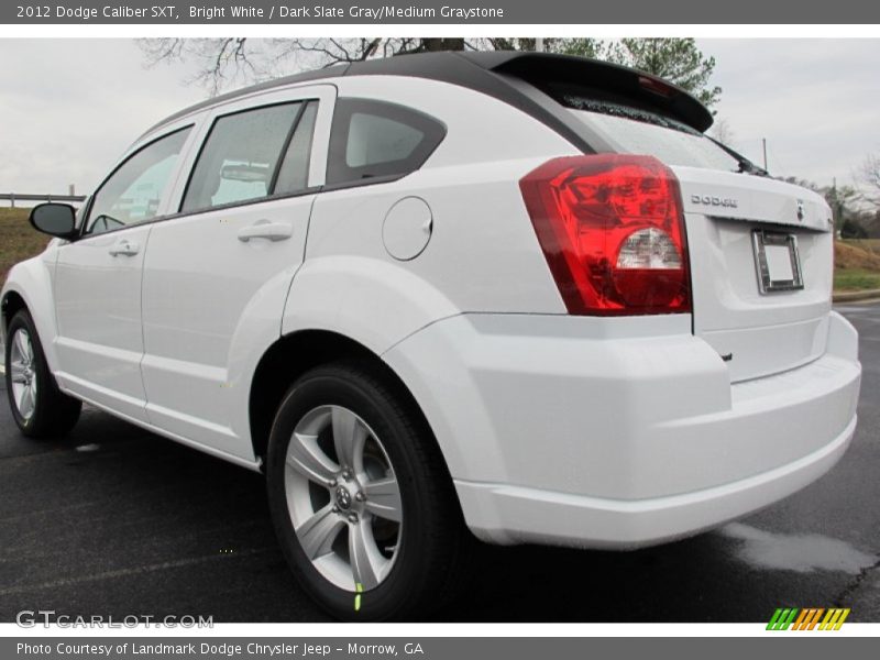 Bright White / Dark Slate Gray/Medium Graystone 2012 Dodge Caliber SXT