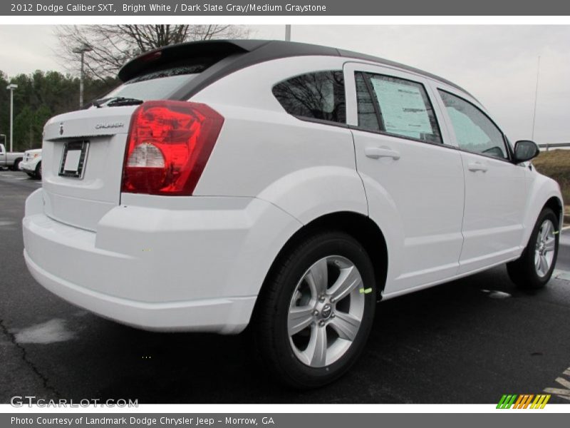 Bright White / Dark Slate Gray/Medium Graystone 2012 Dodge Caliber SXT