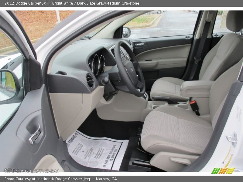 Bright White / Dark Slate Gray/Medium Graystone 2012 Dodge Caliber SXT
