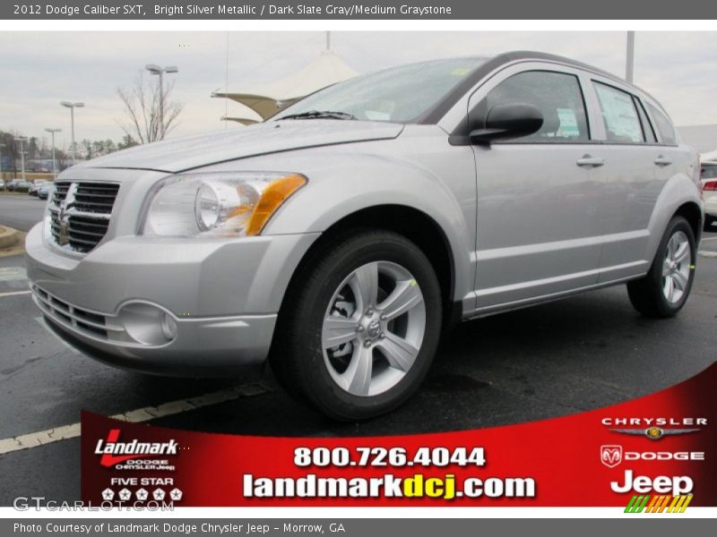 Bright Silver Metallic / Dark Slate Gray/Medium Graystone 2012 Dodge Caliber SXT