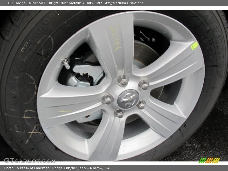 Bright Silver Metallic / Dark Slate Gray/Medium Graystone 2012 Dodge Caliber SXT