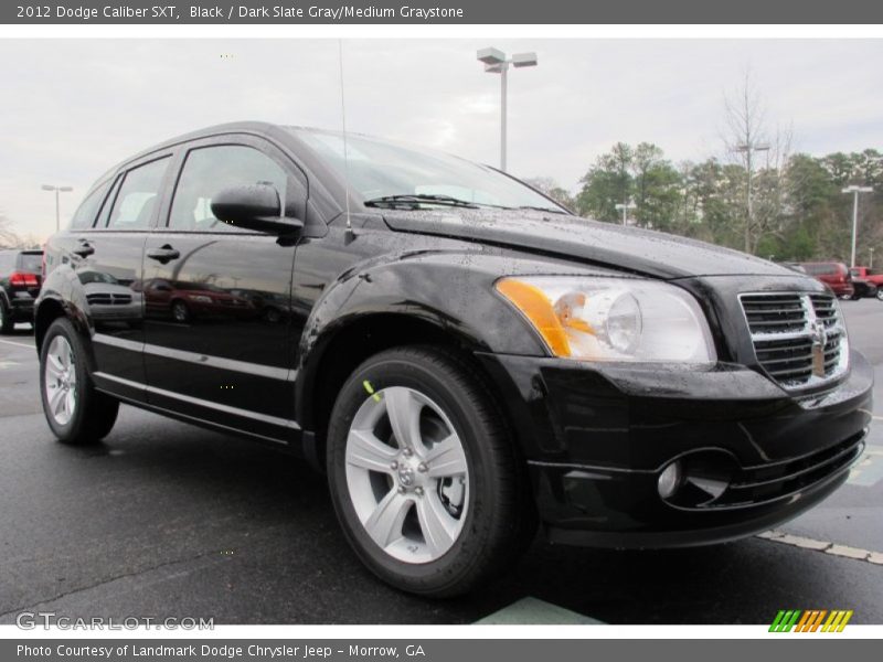 Black / Dark Slate Gray/Medium Graystone 2012 Dodge Caliber SXT