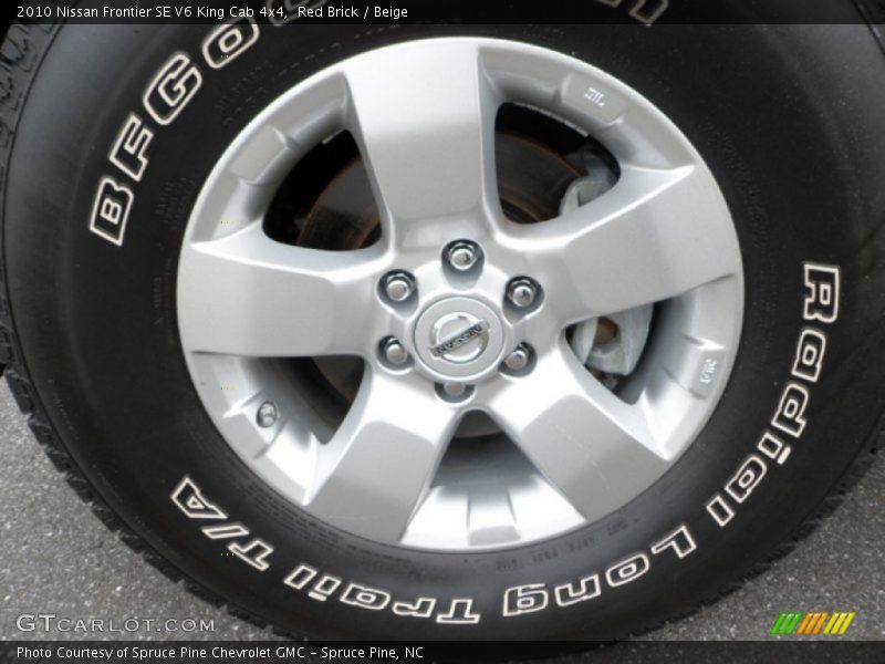 Red Brick / Beige 2010 Nissan Frontier SE V6 King Cab 4x4