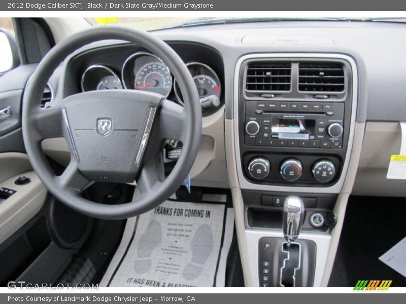 Black / Dark Slate Gray/Medium Graystone 2012 Dodge Caliber SXT