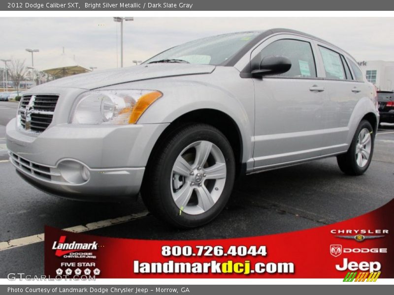 Bright Silver Metallic / Dark Slate Gray 2012 Dodge Caliber SXT