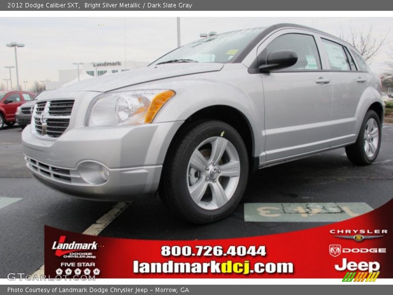 Bright Silver Metallic / Dark Slate Gray 2012 Dodge Caliber SXT