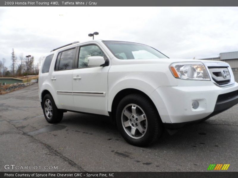Taffeta White / Gray 2009 Honda Pilot Touring 4WD