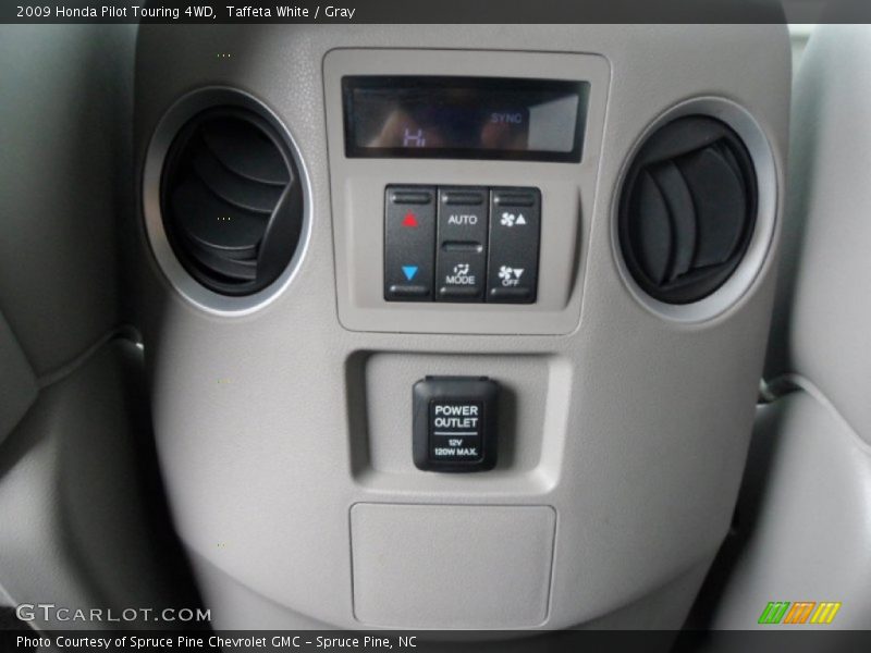 Taffeta White / Gray 2009 Honda Pilot Touring 4WD