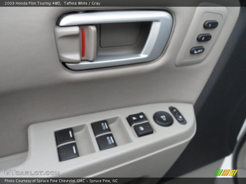 Taffeta White / Gray 2009 Honda Pilot Touring 4WD