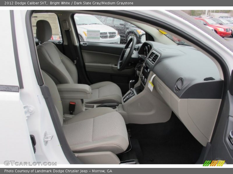 Bright White / Dark Slate Gray/Medium Graystone 2012 Dodge Caliber SXT