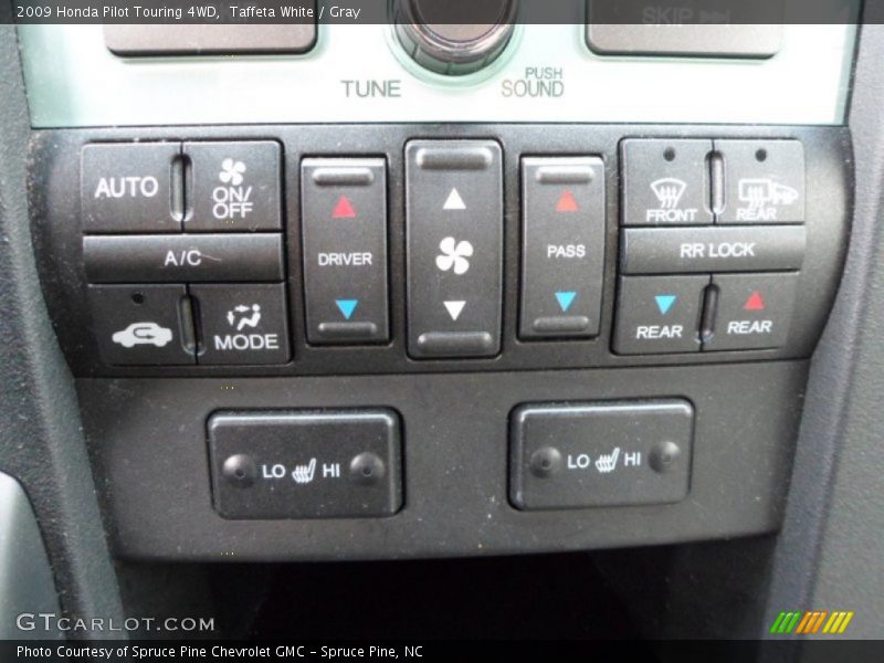 Taffeta White / Gray 2009 Honda Pilot Touring 4WD
