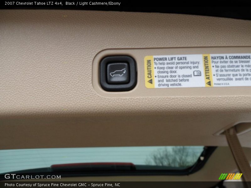 Black / Light Cashmere/Ebony 2007 Chevrolet Tahoe LTZ 4x4