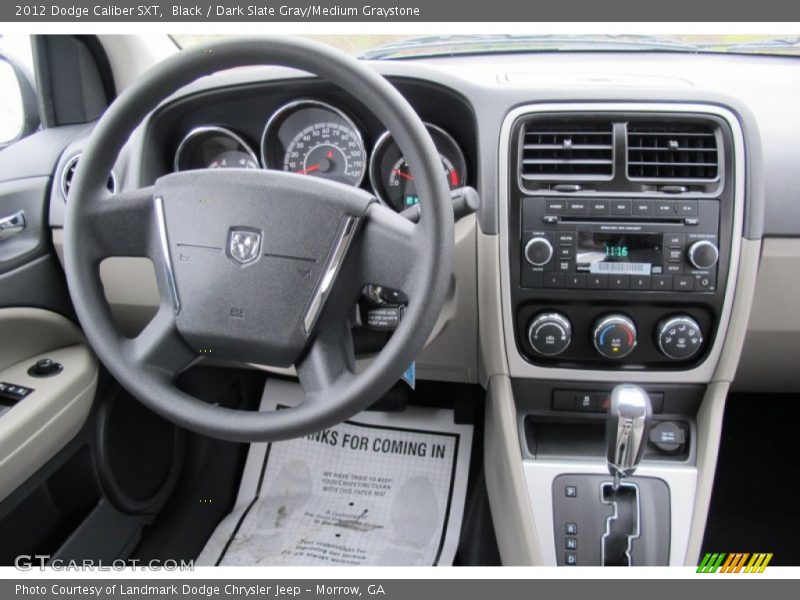 Black / Dark Slate Gray/Medium Graystone 2012 Dodge Caliber SXT