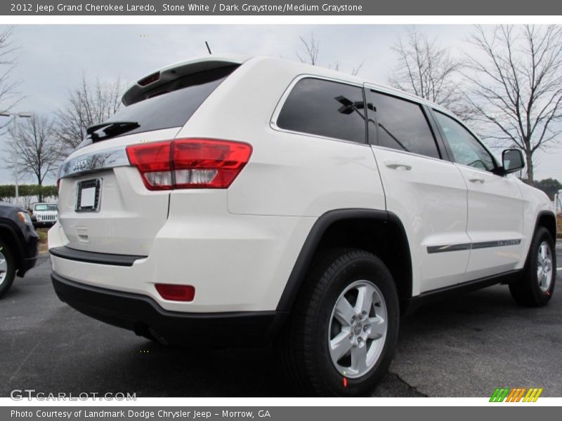 Stone White / Dark Graystone/Medium Graystone 2012 Jeep Grand Cherokee Laredo