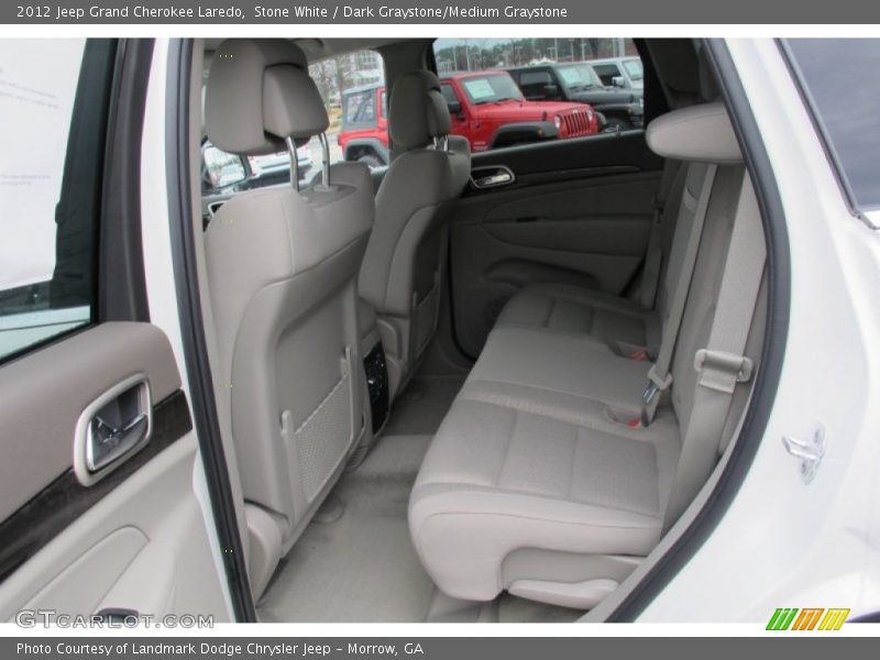 Stone White / Dark Graystone/Medium Graystone 2012 Jeep Grand Cherokee Laredo
