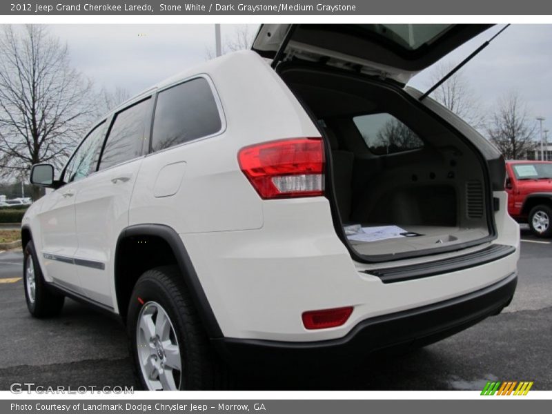 Stone White / Dark Graystone/Medium Graystone 2012 Jeep Grand Cherokee Laredo
