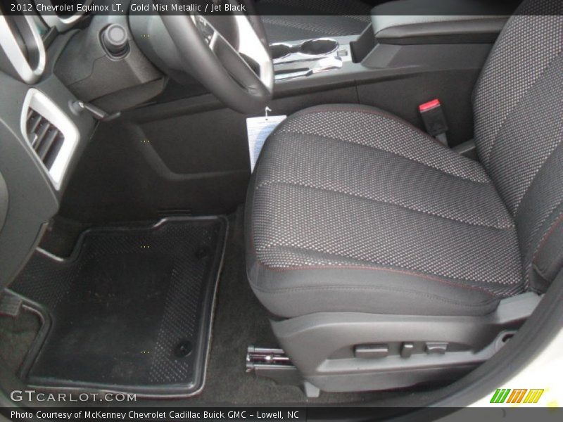 Gold Mist Metallic / Jet Black 2012 Chevrolet Equinox LT