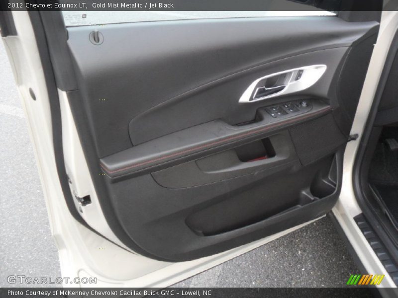 Gold Mist Metallic / Jet Black 2012 Chevrolet Equinox LT