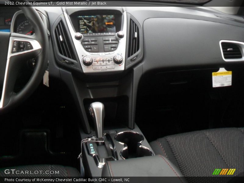 Gold Mist Metallic / Jet Black 2012 Chevrolet Equinox LT