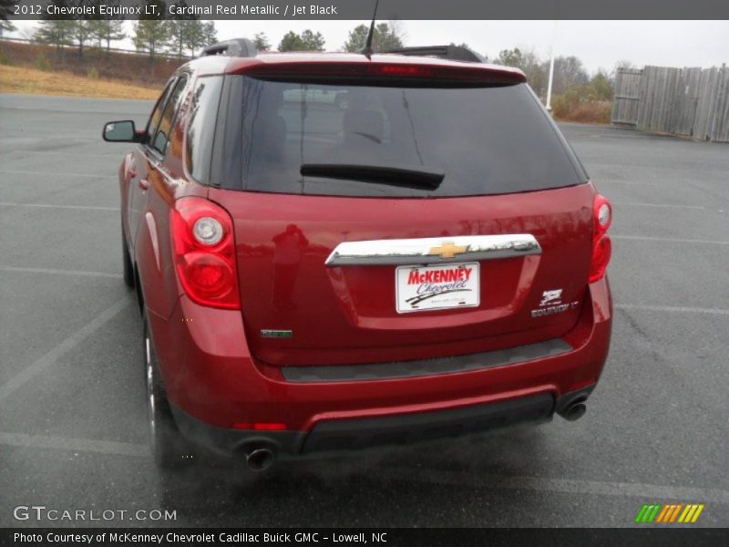 Cardinal Red Metallic / Jet Black 2012 Chevrolet Equinox LT