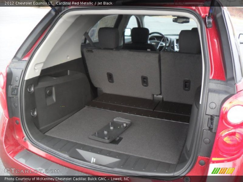 Cardinal Red Metallic / Jet Black 2012 Chevrolet Equinox LT