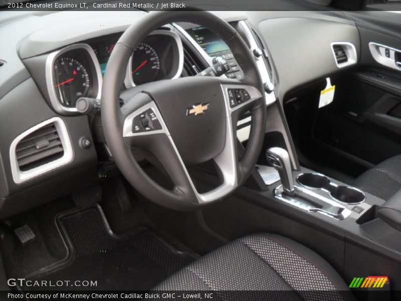 Cardinal Red Metallic / Jet Black 2012 Chevrolet Equinox LT