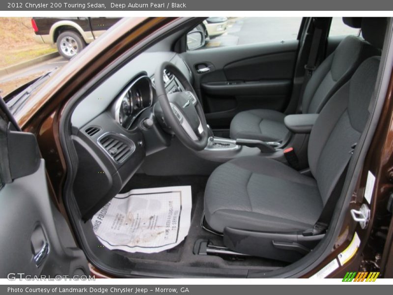  2012 200 Touring Sedan Black Interior