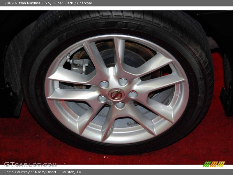 Super Black / Charcoal 2009 Nissan Maxima 3.5 S