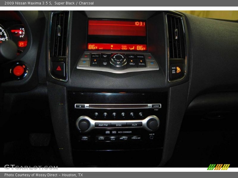 Super Black / Charcoal 2009 Nissan Maxima 3.5 S