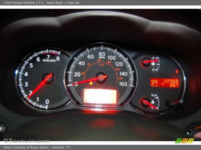 Super Black / Charcoal 2009 Nissan Maxima 3.5 S