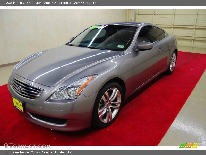 Amethyst Graphite Gray / Graphite 2008 Infiniti G 37 Coupe