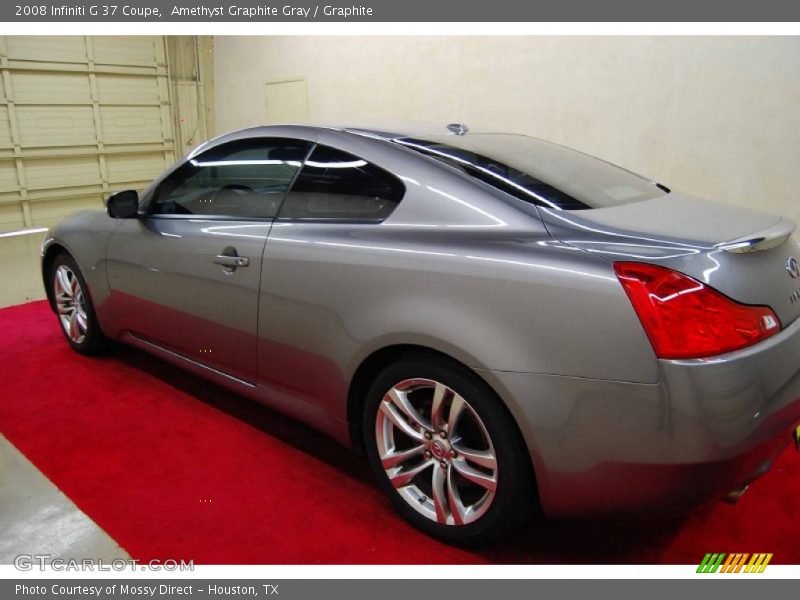 Amethyst Graphite Gray / Graphite 2008 Infiniti G 37 Coupe