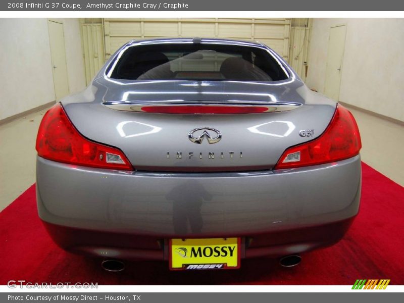 Amethyst Graphite Gray / Graphite 2008 Infiniti G 37 Coupe
