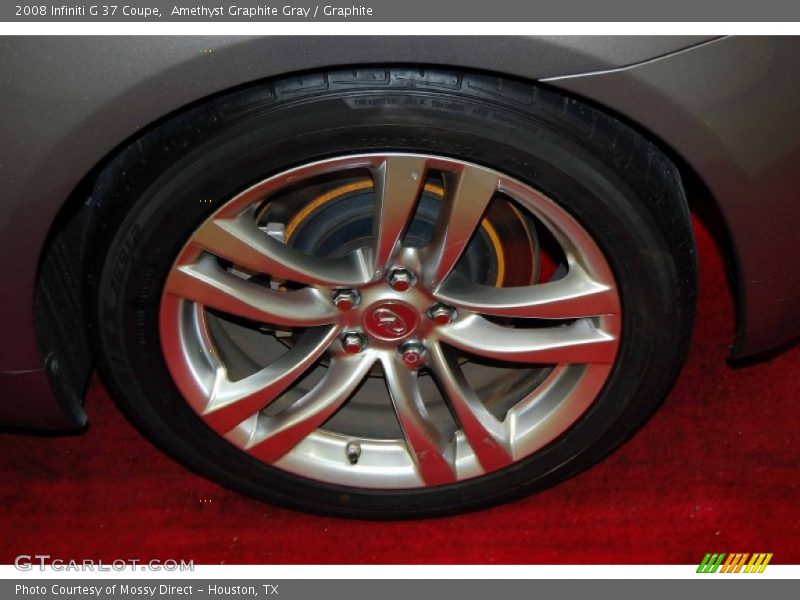 Amethyst Graphite Gray / Graphite 2008 Infiniti G 37 Coupe