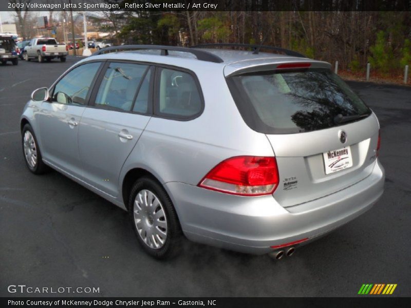 Reflex Silver Metallic / Art Grey 2009 Volkswagen Jetta S SportWagen